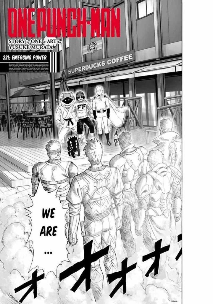 One Punch Man Chapter 221 | Read Full Online Manga 1 one punch man ch221 page01